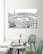 Obraz Paríž ceruzkou 1519